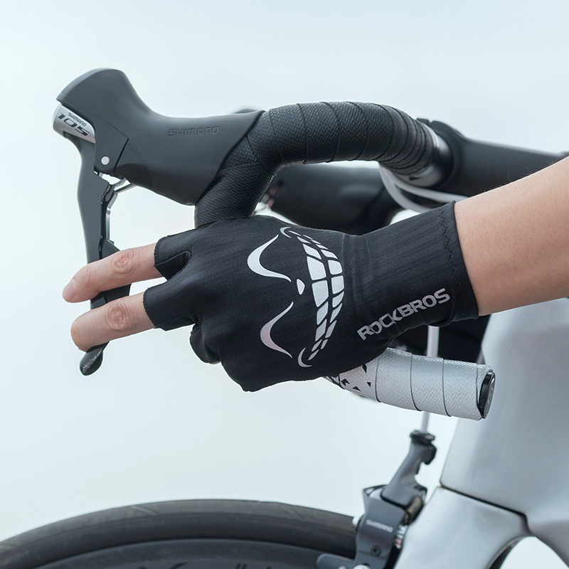 Găng tay xe đạp Rockbros thoáng khí, chống sốc, chống trượt cho MTB và xe đạp đường bộ