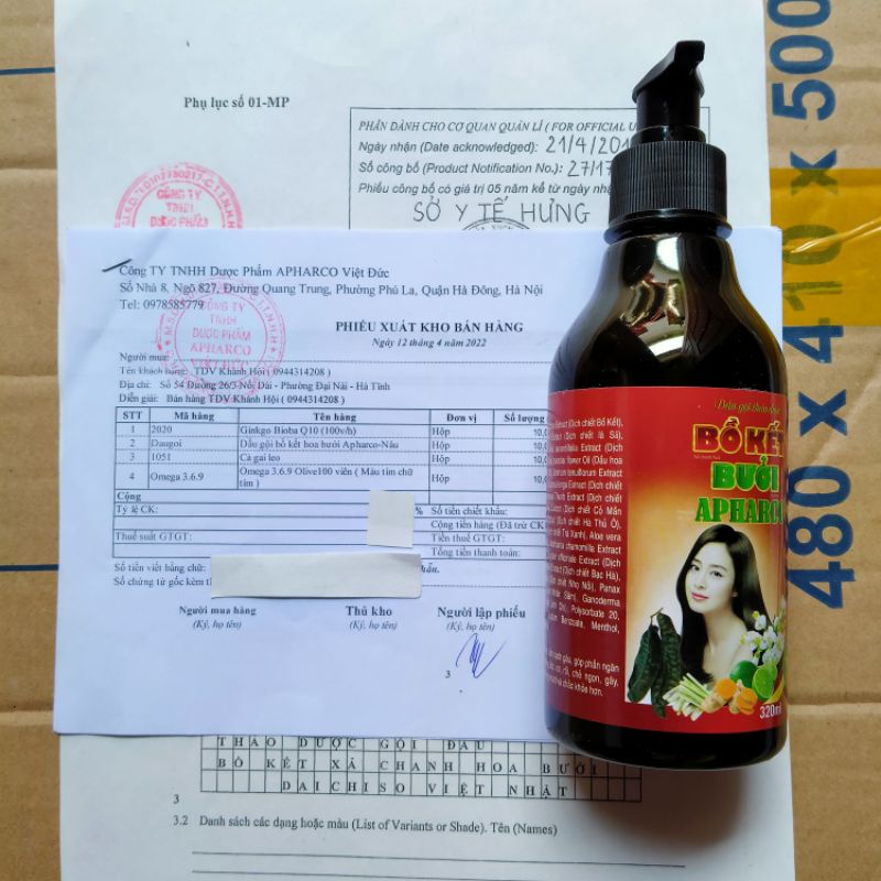 dầu gội thảo dược bồ kết hoa bưởi