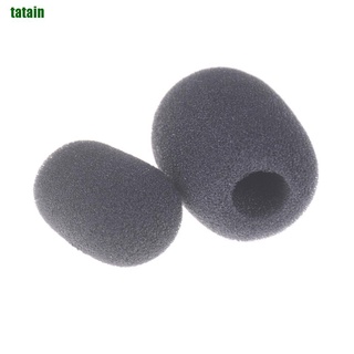 [Hàng mới về] 10 vỏ xốp màu đen bọc đầu micro chống gió