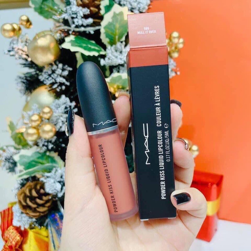Đơn kem Mac Powder Kiss Liquid Lipcolour Màu 989 Myla It Over | Shopee ...