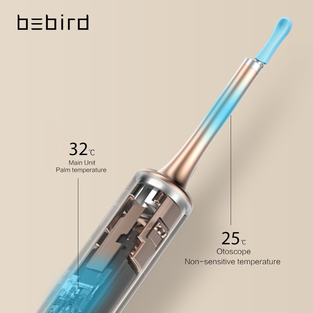 Bebird T15 Visual Ear Cleaner Chăm sóc sức khỏe Minifit 2in1 Acne Wax Removal Tool HD1080P Otscope IP67 Nội soi chống nước