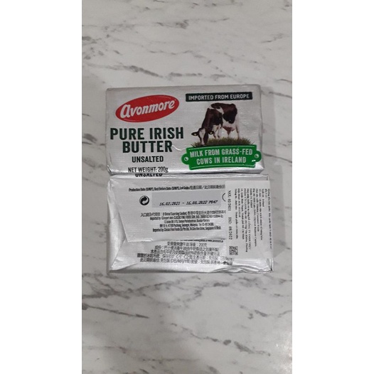 Bơ Lạt Avonmore Pure Irish Butter Unsalted 200g Shopee Việt Nam