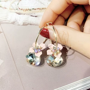 Combo 2 Đôi khuyên tai nữ đính đá cao cấp