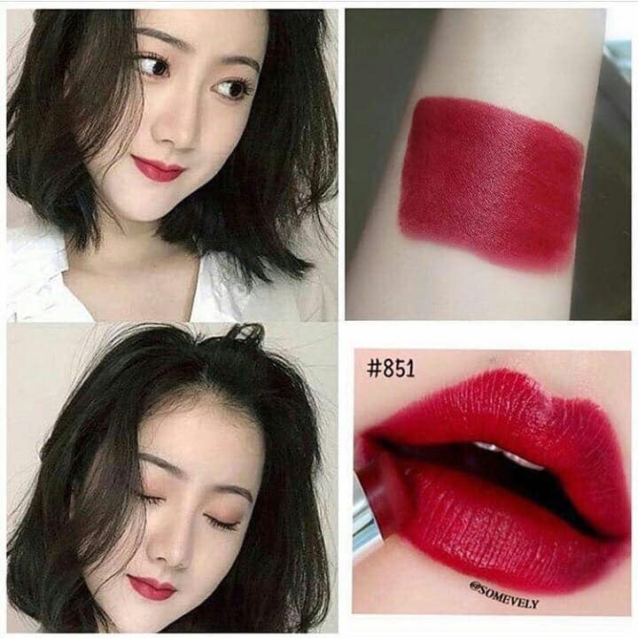 Son Dior Rouge 851 Ultra Shock demi matte chinh hang Phap Shopee Vi t Nam