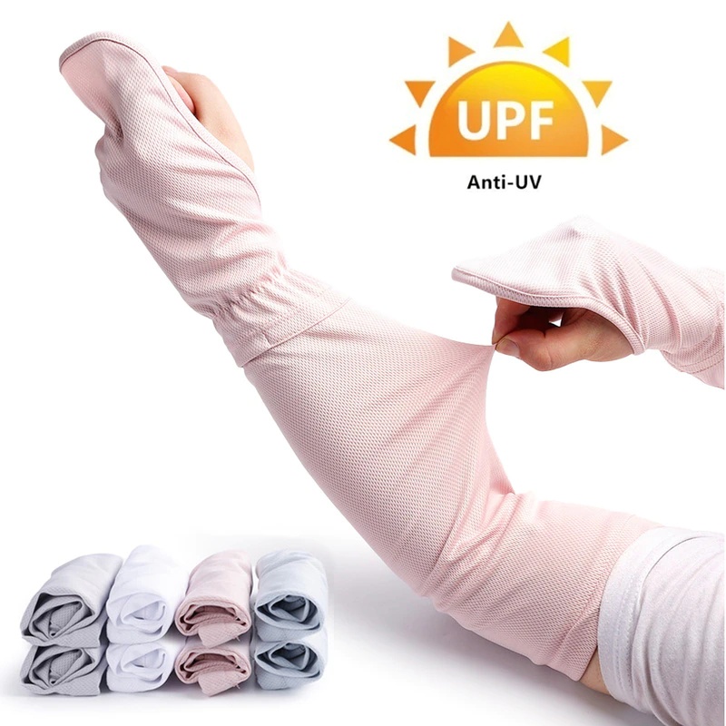 Găng tay chống nắng chống tia UV VFcỡ lớn vải thông hơi bao tay chống nắng cho nam nữ dùng khi lái xe(   Hót)