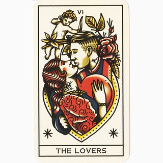 Bộ Bài Tattoo Tarot Ink & Intuition (Mystic House Tarot Shop) - Bài Gốc Authentic Chính Hãng 100%