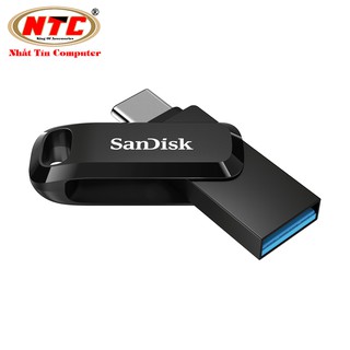 USB OTG Sandisk Ultra Dual Drive Go USB Type-C 3.1 32GB 150MB/s - SDDDC3-032G-G46 (Đen) - Phụ Kiện Nhất Tín