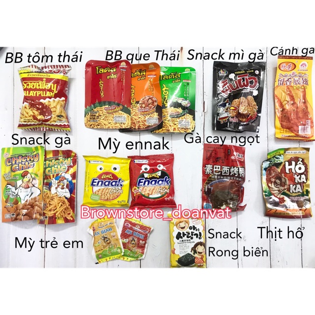 [ Combo] tổng hợp các loại snack | Shopee Việt Nam