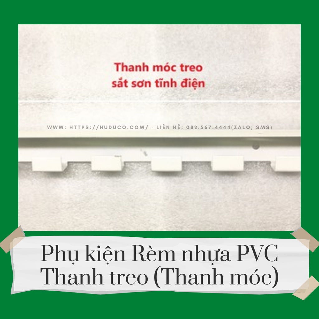 Thanh treo Thanh móc rèm nhựa PVC ngăn lạnh - Phụ kiện rèm nhựa giá rẻ ...