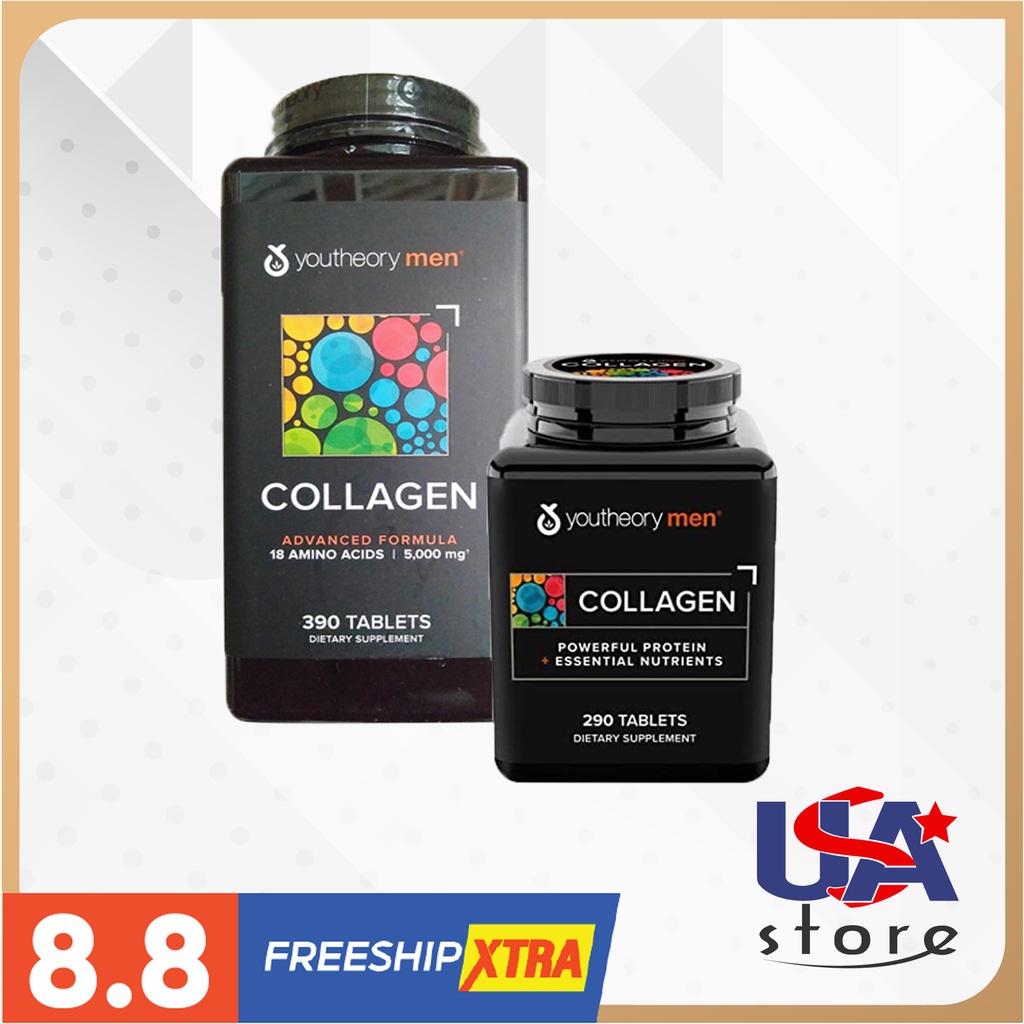 COLLAGEN DÀNH CHO NAM ‼️ Collagen Youtheory Men's Type 1 2&3 (290v