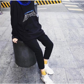 Quần Trouser Pant trơn đen (ảnh thật)