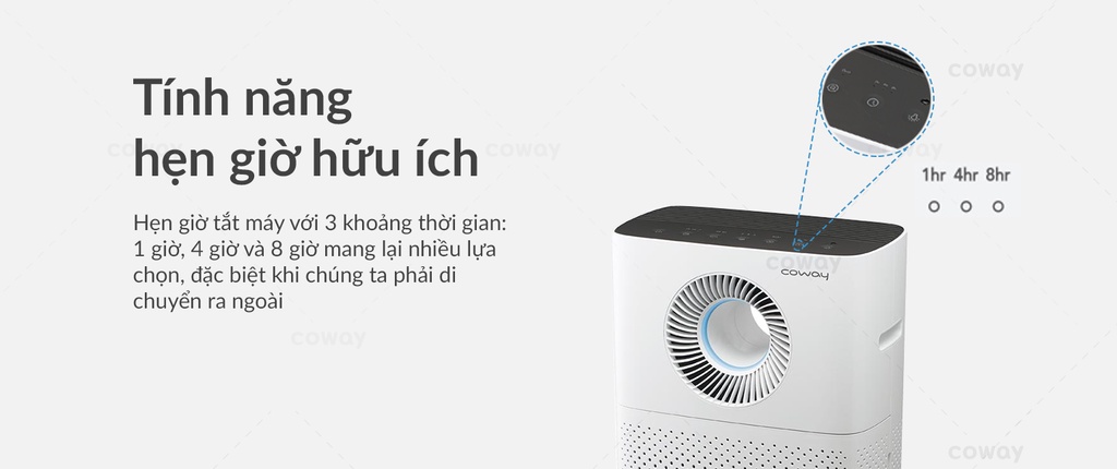 Tính năng thông minh Coway AP-1516D