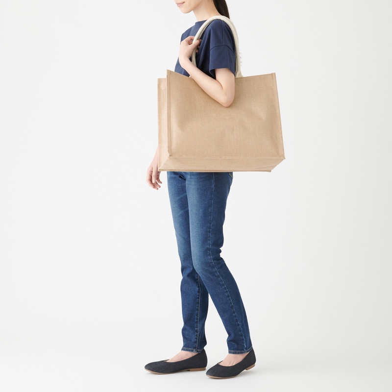Ảnh Túi My Bag A3 Vải Sợi Đay MUJI 1