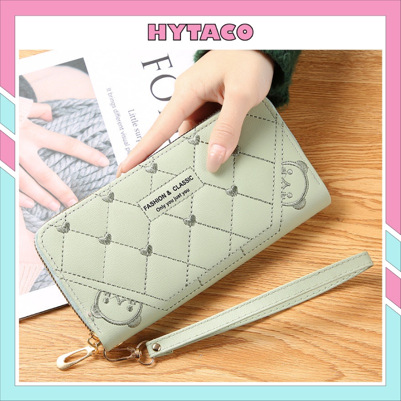Ví nữ dài cầm tay thời trang Phong Cách Hàn Quốc học sinh cute nhiều ngăn cao cấp HYTACO