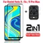 Xiaomi Redmi Note9s Note9 Note 9s 9 Pro Max Bảo vệ màn hình Kính cường lực + Phim bảo vệ ống kính máy ảnh mặt sau