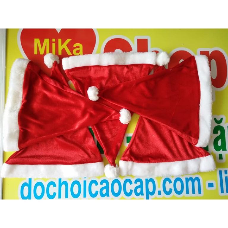 5 Mũ Noel nhung trơn