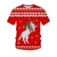 Áo Thun Giáng Sinh Tay Ngắn Unisex Hoạt Hình Áo Rời Thời Trang Xmas Ông Già Noel Tee Áo Sơ Mi Plus Kích Thước