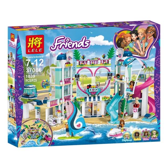 Lego friends 37086 Resort c ng vi n n c th nh ph heartlake