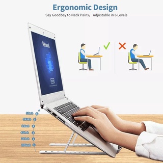Giá đỡ laptop nhôm có thể gấp gọn loại tốt  có kèm túi đựng- Linh kiện máy tính khác - dụng cụ hỗ trợ laptop