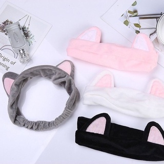 Combo 3 Băng Đô Rửa Mặt Tai Mèo Băng Đô Cài Tóc Nữ Vải Nhung Chất Đẹp Mềm Mượt Hàn Quốc 88264