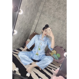 Lụa Pháp Thêu Hoa Cao Cấp BàLai