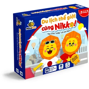Đồ chơi trí tuệ Du lịch thế giới cùng Nikko Manabee - Giúp bé khám phá thế giới và chinh phục môn toán - Lứa tuổi 3+