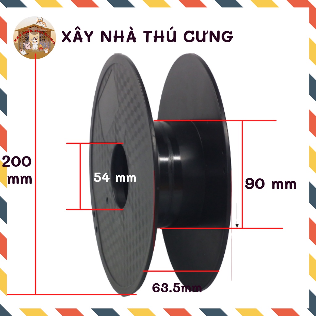 Cuộn rulo lõi nhựa cuốn Dây Điện, cuốn ống nước, ống khí... đường kính ...