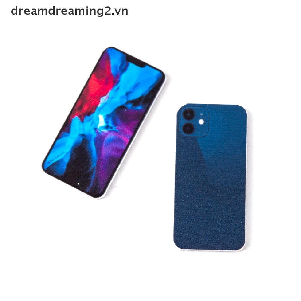 Mô hình điện thoại di động thu nhỏ tỉ lệ 1:12 cho trang trí nhà búp bê