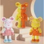 Mô hình gấu Bearbrick tặng kèm búa và đèn