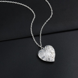 COME Heart Locket Mặt dây chuyền dành cho nữ Vòng cổ khung ảnh có thể mở cho gia đình