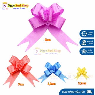 [CAO CẤP] COMBO 10 NƠ RÚT GÓI QUÀ TẶNG SIZE LỚN GIAO MẪU MÀU NGẪU NHIÊN