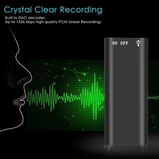 3 trong 1 Mini 8 / 16GB Âm thanh kích hoạt bằng giọng nói kỹ thuật số Đầu ghi giọng nói Mp3 Máy nghe nhạc USB Lưu trữ bộ nhớ Ổ đĩa Flash