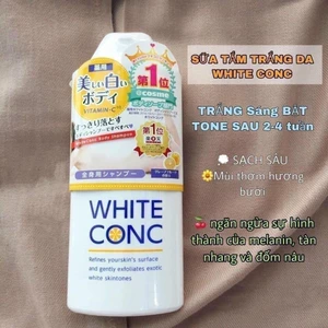 Sữa tắm trắng da White ConC Nhật Bản 360ml [Hỏa Tốc]