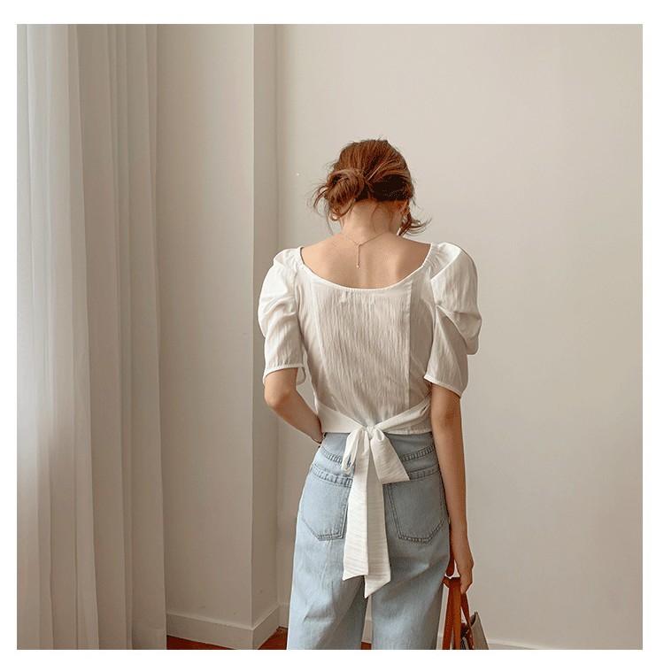[ BEST SELLER HÈ ] ÁO CỔ CHỮ V QUẤN NGỰC CỘT EO SIÊU HOT MÙA HÈ - SLIM TOP