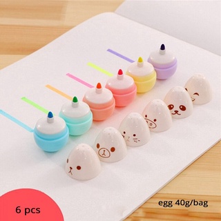 Set 6 Bút Dạ Quang Nhiều Màu Khác Nhau Cho Trẻ Em