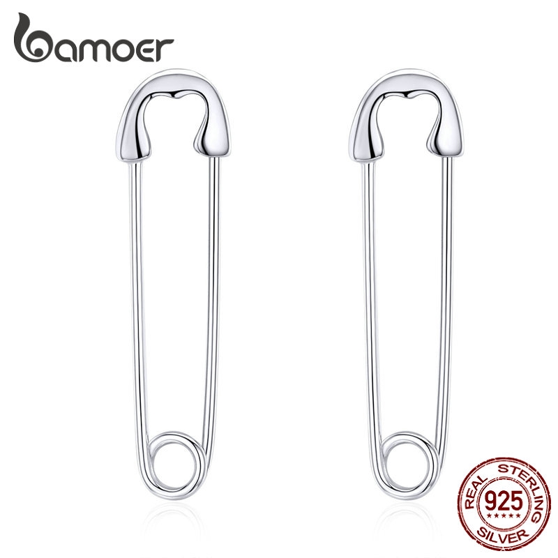 Bamoer Bông Tai bạc 925 Thời Trang