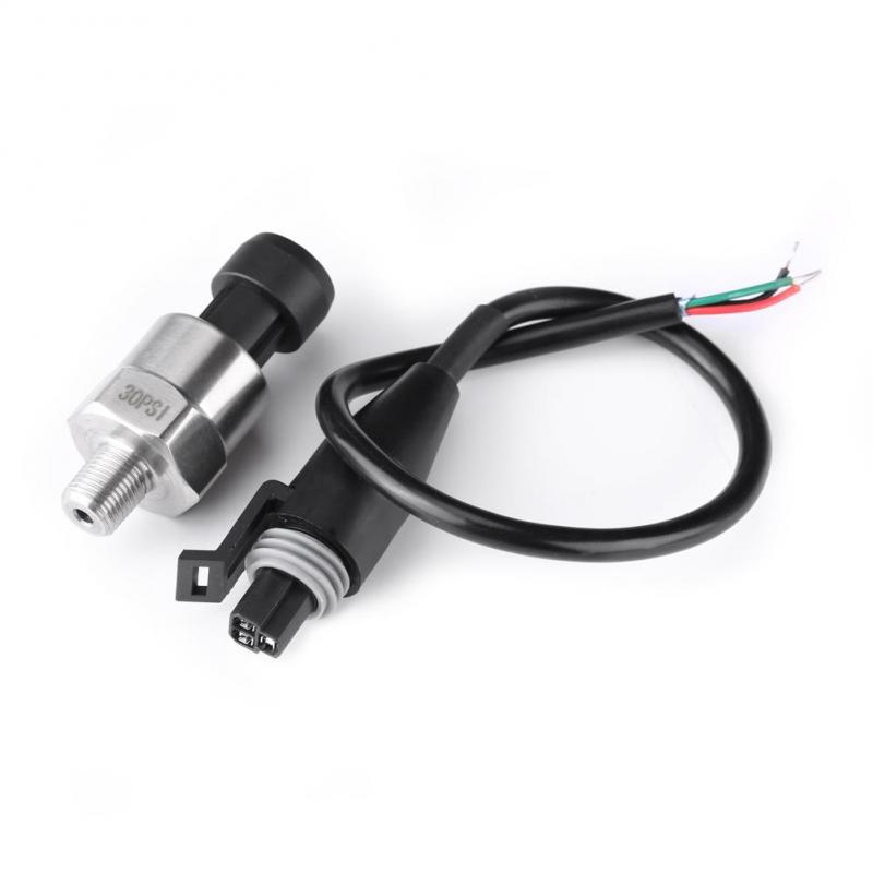 Rrianfo 1 Cảm biến Áp suất Bằng thép Không gỉ 1/8NPT Cho Máy Hướng Dầu/Nước