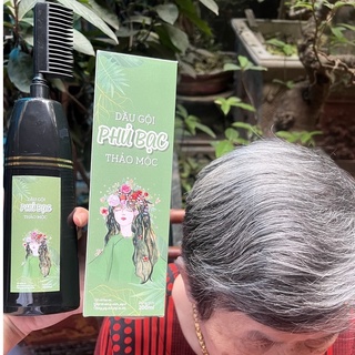 Lược Gội Phủ Bạc Từ Lá Móng Thiên Nhiên