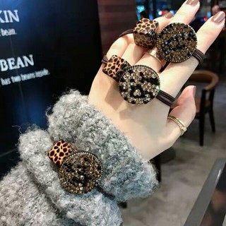 Dây thun mặt tròn đính đá bắt mắt [Hàng mới về]