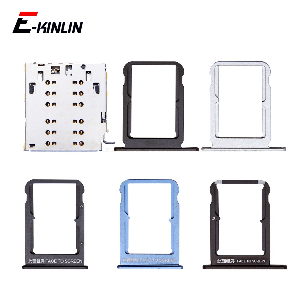 Thẻ Sim / Micro SD Khay Đựng Thẻ Ổ Cắm Khe Cắm Hộp Đựng Đầu Nối Adapter Đầu Đọc Cho XiaoMi Mi Mix 3 2S 2 Thay Thế Các Bộ Phận