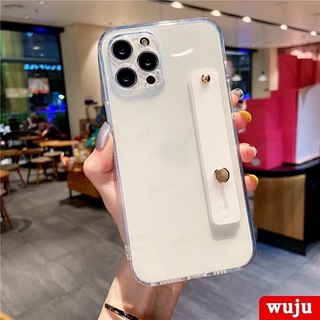 Ốp Điện Thoại Silicon TPU Mềm Trong Suốt Dạ Quang Chống Sốc Có Giá Đỡ Cho iPhone 11 12 13 Pro Max XR X XS Max 8 7 Plus SE
