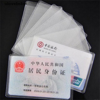 Set 10 Túi Nhựa PVC Trong Suốt Đựng Thẻ ID Tiện Dụng