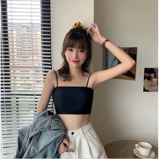 Áo bra nữ su đệm mỏng co giãn tốt, mặc rất mịn và êm freesize, form ngực duới 82cm King Shop B-8881
