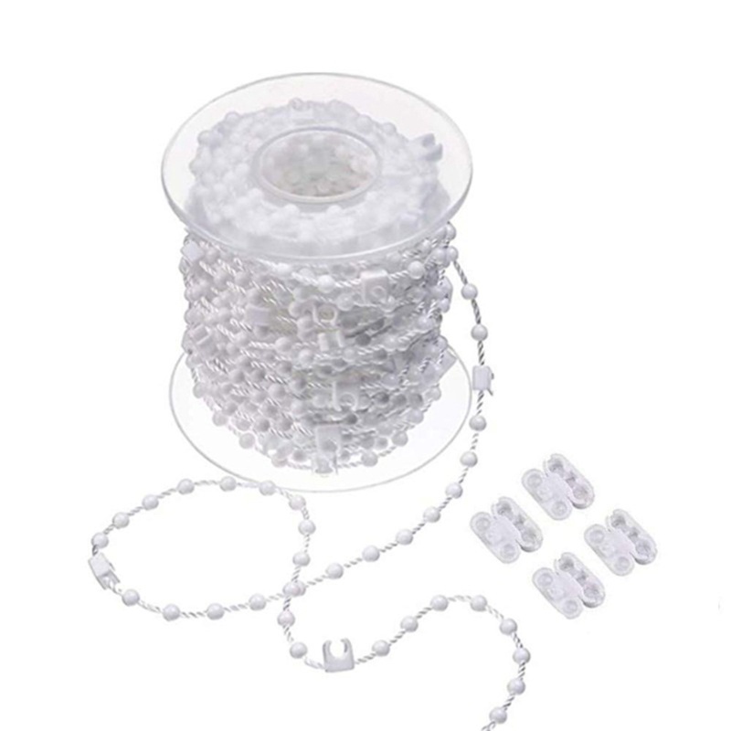 Yu 20 Chiếc Dây Xích Kết Nối Con Lăn Bóng Hạt Chuỗi Kết Nối Nhựa Thay Thế Dọc La Mã Con Lăn Dây Xích Dây Connec
