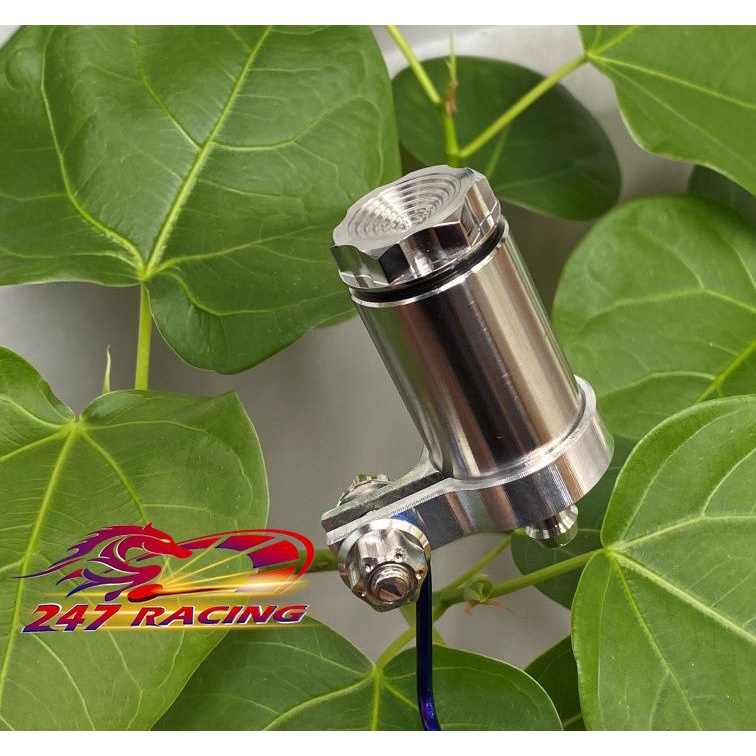 Bình Dầu tay thắng Salaya Thái INOX 304 tặng kèm Ốc bát kẽm Titan Ống Dầu gắn nhiều loại xe máy... INOX 304 100%
