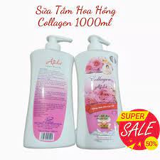 ⭐ HÀNG SẴN ⭐ Sữa Tắm Hoa Hồng Cao cấp Collagen 1000ml lưu mùi Thơm Lâu