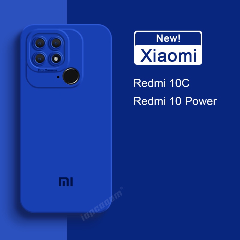 Ôp Điện Thoại Silicon Dẻo Kèm Khung Bảo Vệ camera Cho xiaomi redmi 11a 12c 10c 10 power 2022 11 prime 5 plus a1 plus Ốp