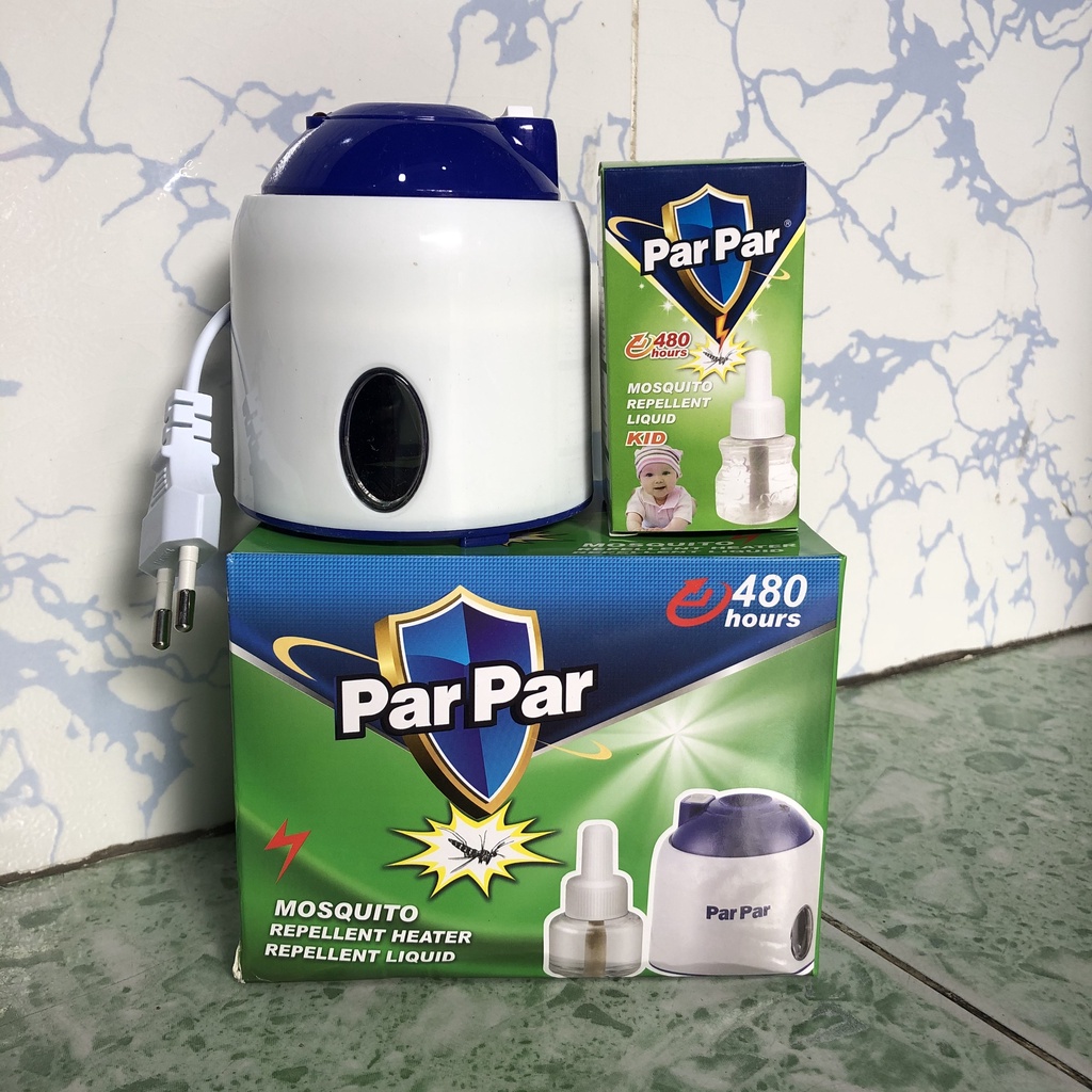 Máy xông tinh dầu đuổi muỗi ParPar tặng kèm lọ tinh dầu