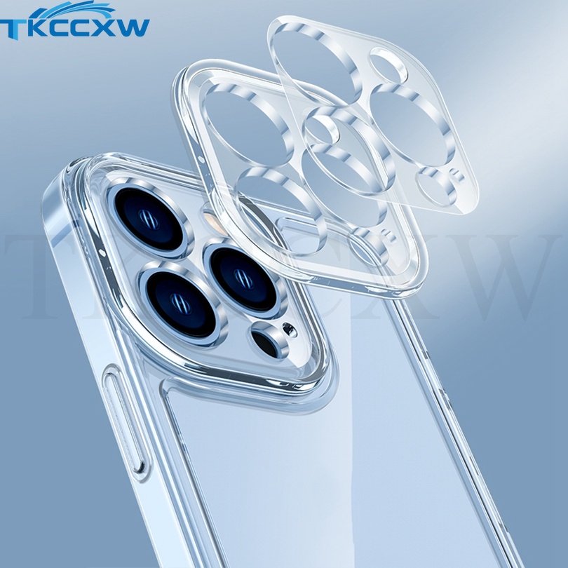 Ốp Điện Thoại TPU Mềm Trong Suốt Bảo Vệ Toàn Diện Chống Sốc Cho iPhone 12 11 13 Pro MAX XS MAX XR X 7 Plus 8 Plus SE2