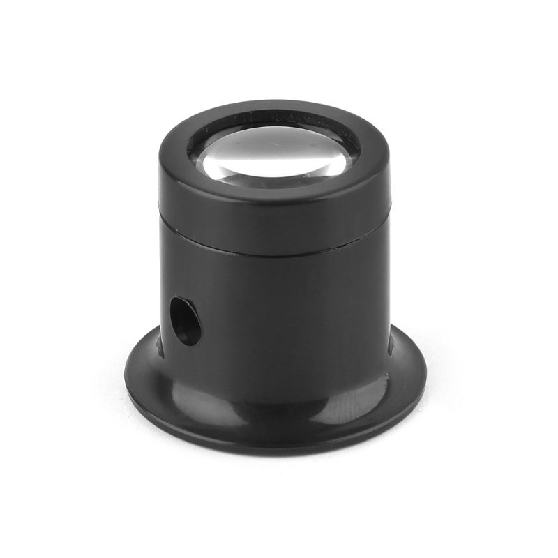 Kính lúp phóng đại 10X màu đen sửa chữa đồng hồ/ trang sức tiện lợi